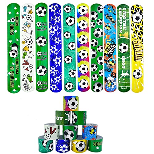 20 Stück Schnapparmband Kinder Fußball,Slap Bracelet Armband Schnapparmbänder Perfekte Mitgebsel für Kindergeburtstag Gastgeschenke Partytütenfüller,Klatscharmband Spielzeug für Jungen Mädchen 20 Stück Schnapparmband Kinder Fußball,Slap Bracelet Armband Schnapparmbänder Perfekte Mitgebsel für Kindergeburtstag Gastgeschenke Partytütenfüller,Klatscharmband Spielzeug für Jungen Mädchen von YAAVAAW