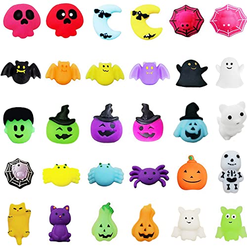 Halloween Mochi Squishy Toys Set,30 Stück Mini Kawaii Soft Silikon Toys Anti Stress Spielzeug,Niedlich Squeeze Spielzeug für Kinder,Stressabbau Squishy für Kindergeburtstag,Party Gastgeschenke Halloween Mochi Squishy Toys Set,30 Stück Mini Kawaii Soft Silikon Toys Anti Stress Spielzeug,Niedlich Squeeze Spielzeug für Kinder,Stressabbau Squishy für Kindergeburtstag,Party Gastgeschenke von YAAVAAW