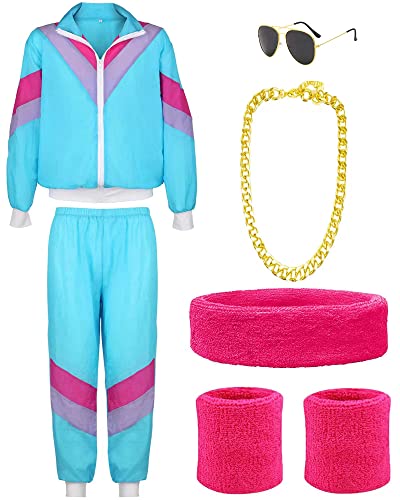 Outfits mit YADODO 80er Jahre Kleidung Damen Neon Party mit 80er