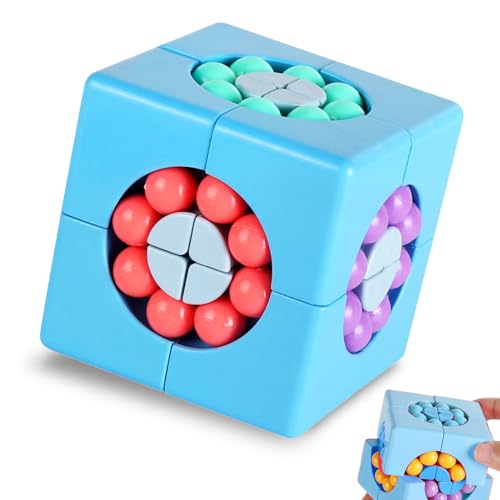 YAGE Magic Bean RZX112 Drehbarer Würfel, kreatives Fingerwürfel, Puzzle-Spielzeug, magische Bohne, spezielle Form, magischer Würfel, Ballspiel, Geschenk für Kinder ab 3 Jahren, für Weihnachten, von YAGE