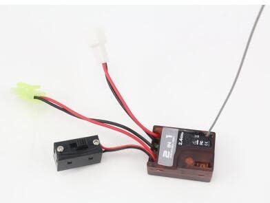 YAKESTYLE [Fernbedienung Spielzeugteile] E18 RC CAR Teile MT-201RE 2 in 1 ESC / Empfänger - sievironmentell freundliche Materialien von YAKESTYLE