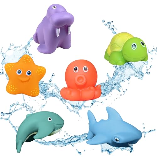 YALiya Ohne Loch-Baby Badespielzeug,6 Stück Schimmelfreies Badewannenspielzeug für Baby Kinder Ab 1 2 3 4 Jahr,Wasserspielzeug Kinder,Badespielzeug, Badewanne Pool Spielzeug, Badewannenspielzeug YALiya Ohne Loch-Baby Badespielzeug,6 Stück Schimmelfreies Badewannenspielzeug für Baby Kinder Ab 1 2 3 4 Jahr,Wasserspielzeug Kinder,Badespielzeug, Badewanne Pool Spielzeug, Badewannenspielzeug von YALiya