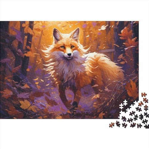 Fuchs 1000 Stück Holzpuzzles Generation Als Herausforderndes Interessante Wildtiere Handgefertigte DIY-Anpassung Geburtstag Geschenke Familie Wanddekoration 1000pcs (75x50cm) von YAMABAIHUO