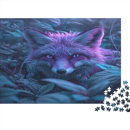 Jungle Fuchs 1000 Stück Holzpuzzles Generation Als Herausforderndes Niedliche Tiere Handgefertigte DIY-Anpassung Geburtstag Geschenke Familie Wanddekoration 1000pcs (75x50cm) von YAMABAIHUO