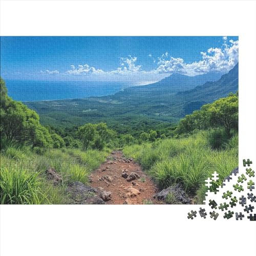 Kauai Hawaii 300 Stück Holzpuzzles Generation Als Herausforderndes Schöne Landschaft and Naturlandschaft Handgefertigte DIY-Anpassung Geburtstag Geschenke Familie Wanddekoration 300pcs (40x28cm) von YAMABAIHUO