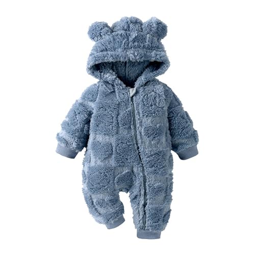 YANFJHV Seiltänzerin Kostüm Kinder Heart Fleece Crawl Suit (Blue, 6-9 Months) von YANFJHV