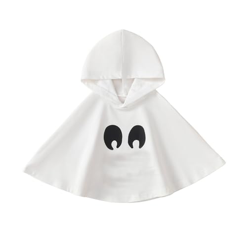 YANFJHV Shirt Stehkragen Halloween Fancy Party Kostüm Robe Kinder Kapuzenumhang (WH1, 2-3 Years) von YANFJHV