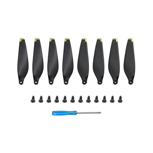 Propeller Ersatz for D-JI Mini 4 PRO Vice Factory Requisiten Klinge Leichte Flügel Fans Drone Ersatzteile Zubehör(Black Yellow) von YANGC