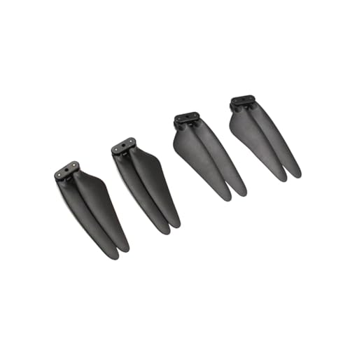 YANGC 4 Stück Mini-Propeller Requisiten RC Quadcopter Ersatzteile Ersatzklingen Requisiten Schwarz for SG906 RC-Drohnenzubehör von YANGC