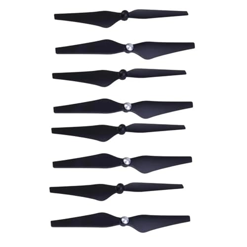 YANGC 9450 Propeller for D-JI Phantom 3 Advanced Standard Pro SE 2 Vision Drone Teile Requisiten Ersatz Klinge Drone Zubehör(Black 8pcs) von YANGC