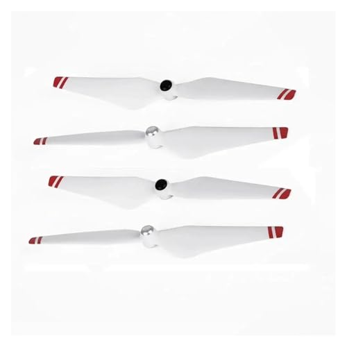 YANGC 9450 Propeller for D-JI Phantom 3 Advanced Standard Pro SE 2 Vision Drone Teile Requisiten Ersatz Klinge Drone Zubehör(White Red 4pcs) von YANGC