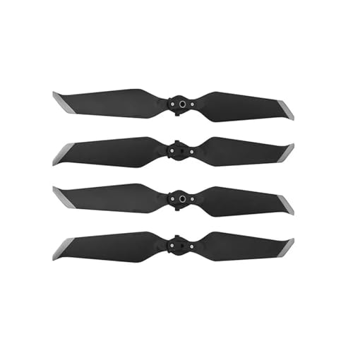 YANGC Ersatzpropeller for D-JI Mavic 2 Pro/Zoom Drone 8743 Low-Noise Props Folding Blade Noise Reduction Prop Screw Zubehör(Black Silver 4pcs) von YANGC