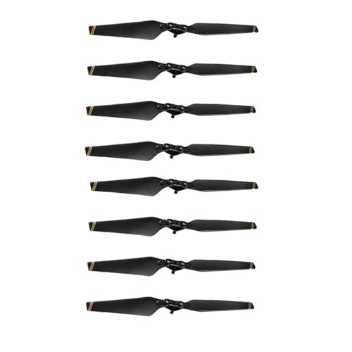 YANGC Ersatzpropeller for D-JI Mavic Pro Drone 8330 Quick-Release Folding Blade Props Drone Zubehör(8pcs Golden Tip) von YANGC