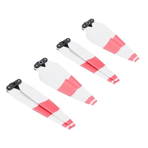 YANGC Geräuscharm 8747F Propeller Props for D-JI Air 3S Drone Quick-Release Farbe Requisiten Paddel Klinge Flügel Fan Ersatz zubehör(White Red 4pcs) von YANGC