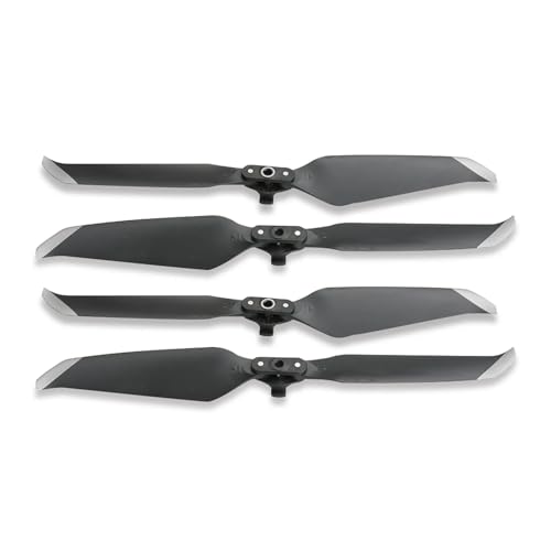 YANGC Geräuscharmer 7238 Propeller 7238F CW CCW Blade Props Drohnenpropeller for D-JI Air 2s / Mavic Air 2 Zubehör(2Pairs Siver) von YANGC