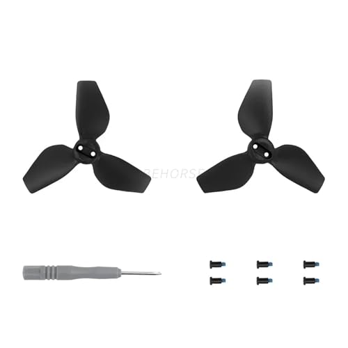 YANGC Propeller for D-JI Neo Geräuscharm Leichte Propeller Quick Release Requisiten Klingen Ersatz Drone Zubehör(1 Pair Black) von YANGC