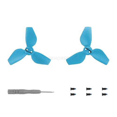 YANGC Propeller for D-JI Neo Geräuscharm Leichte Propeller Quick Release Requisiten Klingen Ersatz Drone Zubehör(1 Pair Blue) von YANGC