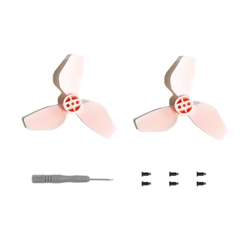 YANGC Propeller for D-JI Neo Geräuscharm Leichte Propeller Quick Release Requisiten Klingen Ersatz Drone Zubehör(1 Pair pink) von YANGC