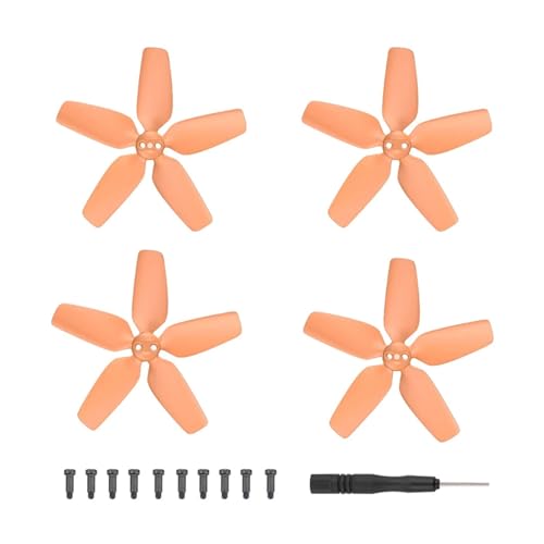 YANGC Propellerblätter, Geräuschreduzierung, Propellerblätter, Ersatzteile, Propellerflügelventilatoren, Drohnenzubehör for D-JI Avata(Orange) von YANGC