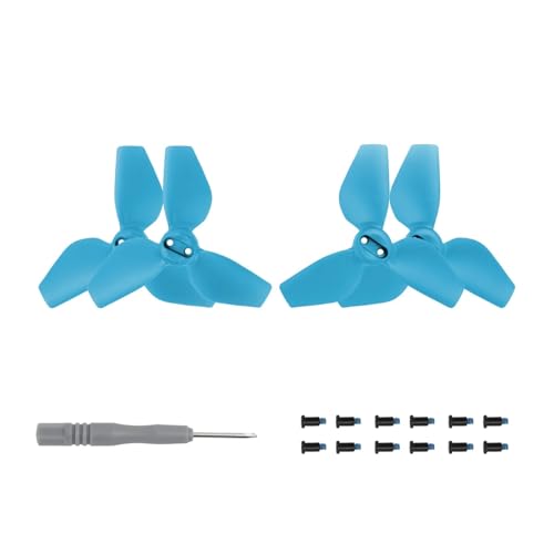 YANGC Propellerblatt-Ersatzteile for NEO-Drohnen-Schnellspanner, 2 Paar Blatt-Ersatzteile for D-JI NEO-Teile(2 Pairs Blue) von YANGC