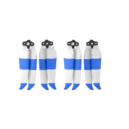 YANGC for D-JI Mavic Air 2 Drone Sunnylife Low Noise 7238F Bunte Ersatz Propeller Quick Release Faltbare Klinge Flügel Zubehör(Blue White) von YANGC