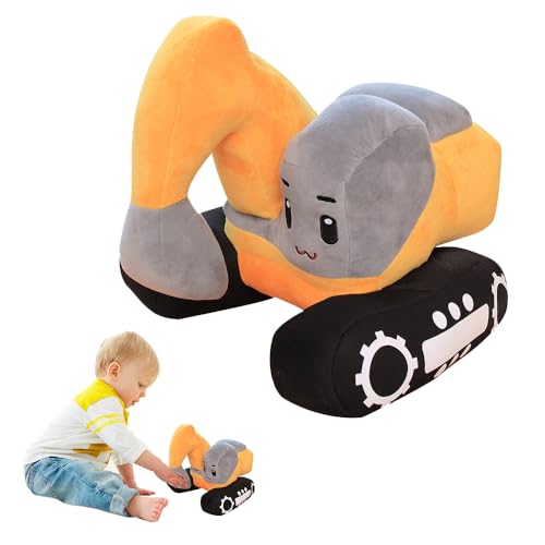 YANGUN Bagger Kuscheltier, Kinder Plüsch Bagger, Cartoon Baggers Kissen Plüschtier, Plüsch Bagger Spielzeug Geburtstagsgeschenk für Jungen und Mädchen YANGUN Bagger Kuscheltier, Kinder Plüsch Bagger, Cartoon Baggers Kissen Plüschtier, Plüsch Bagger Spielzeug Geburtstagsgeschenk für Jungen und Mädchen von YANGUN
