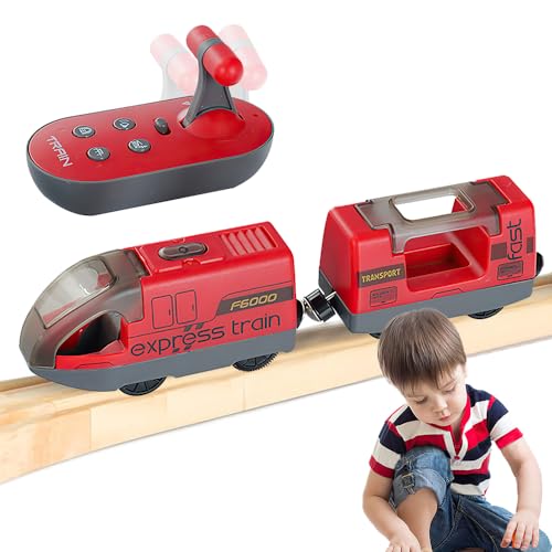 YANGUN Eisenbahn Elektrische lok Holzeisenbahn Zug, Eisenbahn Kinder Elektrisch mit 4 Sound- und Lichteffekten, Spielzeug Kompatibel mit Holzschienen mit Fernbedienung für Kinder ab 3 Jahren YANGUN Eisenbahn Elektrische lok Holzeisenbahn Zug, Eisenbahn Kinder Elektrisch mit 4 Sound- und Lichteffekten, Spielzeug Kompatibel mit Holzschienen mit Fernbedienung für Kinder ab 3 Jahren von YANGUN