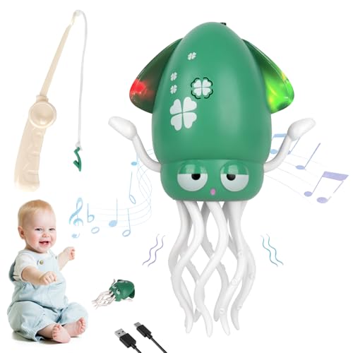 YANGUN Electric Dancing Octopus Toy, Tanzender Oktopus, Tanzenden Oktopus mit LED-Lichtern Musik Angelrute, Automatisch Hindernisvermeidung, Magische Tanzende Krake Spielzeug für Jungen Mädchen YANGUN Electric Dancing Octopus Toy, Tanzender Oktopus, Tanzenden Oktopus mit LED-Lichtern Musik Angelrute, Automatisch Hindernisvermeidung, Magische Tanzende Krake Spielzeug für Jungen Mädchen von YANGUN