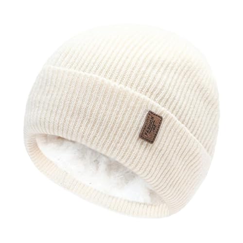 YANRAN Beanie für Männer, Stretchy Soft Cuffed Wooly Beanie mit dickem warmen Innenfutter, Unisex Classic Winter Hut- Geschenke von YANRAN