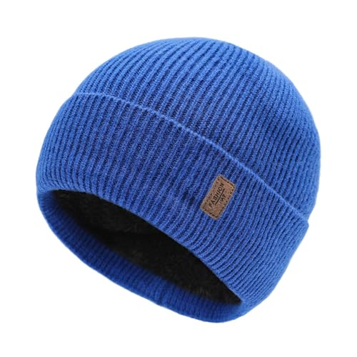 YANRAN Beanie für Männer, Stretchy Soft Cuffed Wooly Beanie mit dickem warmen Innenfutter, Unisex Classic Winter Hut- Geschenke von YANRAN