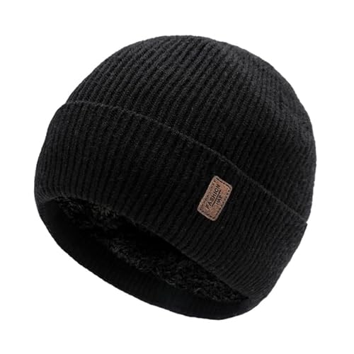 YANRAN Beanie für Männer, Stretchy Soft Cuffed Wooly Beanie mit dickem warmen Innenfutter, Unisex Classic Winter Hut- Geschenke von YANRAN