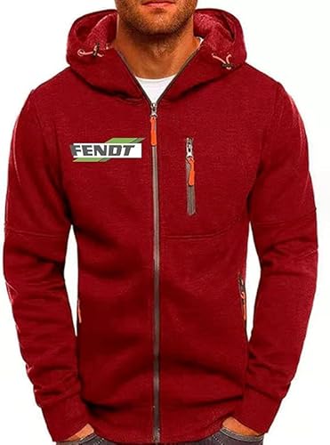 YANRAN Herrenmantel für F.E.N.D.T. Packbare leichte Kapuzenpullover Kurzer Pullover Hoodie Lässiges Kapuzen-Sweatshirt mit Reißverschluss zum Wandern Reisen Camping-Geschenk von YANRAN