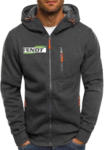 YANRAN Herrenmantel für F.E.N.D.T. Packbare leichte Kapuzenpullover Kurzer Pullover Hoodie Lässiges Kapuzen-Sweatshirt mit Reißverschluss zum Wandern Reisen Camping-Geschenk von YANRAN