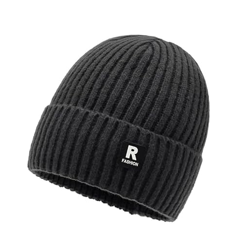 YANRAN Männer, Unisex Classic Knit Beanie Wintermütze Stretchy Soft Cuffed Wooly Beanie with Thermal Thick Fleece Lining,-Gift von YANRAN