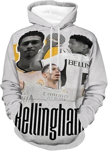 YANRAN Mbappe Hoodie Pro - Fußball 3D gedruckt Sweatshirt Frühling Herbst Winter - Geschenk für Freund Ehemann von YANRAN