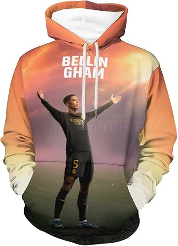 YANRAN Mbappe Hoodie Pro - Fußball 3D gedruckt Sweatshirt Frühling Herbst Winter - Geschenk für Freund Ehemann von YANRAN