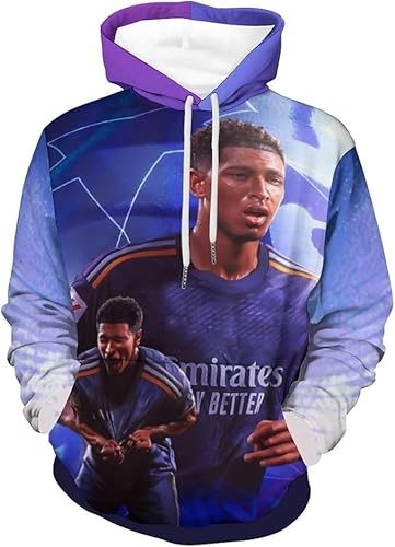 YANRAN Mbappe Hoodie Pro - Fußball 3D gedruckt Sweatshirt Frühling Herbst Winter - Geschenk für Freund Ehemann von YANRAN