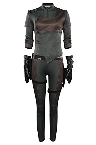 YANVS Halloween Cosplay Kostüm Damen Jumpsuit Vintage Weste und Zubehör Assassinen Kostüm Set von YANVS