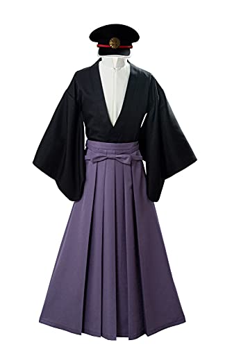 YANVS Samurai Kimono Set Tsukasa Yugi Hakama Toilet-Bound Hanako-kun Cosplay Kendo Kostüm S von YANVS