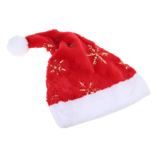 YAOGUI Slouch Baggy Hat Santa Hat Für Weihnachten Foto Requisiten Fröhliche Charakter Kostüm Mischievous Plüsch Hut Santa Helfer von YAOGUI