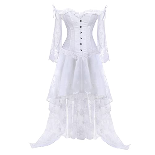 YAOJIWANG mittelalter kleidung damen gothic kleidung halloween kostüm Maxikleid Steampunk Ballkleid Cocktailkleid ballkleider viktorianisches kleid mittelalter kleid gothicvintage kleider Partykleid von YAOJIWANG