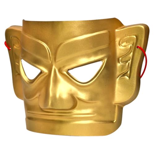 YAPAILANG Sanxingdui Maske Halloween Kostüm Maske Maskerade Maske Tanzmaske Chinesische Maske Karnevalsmaske Halloween Maske Sanxingdui Maske Vollgesichtsmaske Lustige Party Maske Maskerade Maske von YAPAILANG