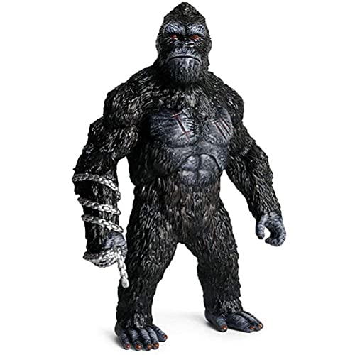 YAQI 30,5 cm King Kong Actionfigur Spielzeug Godzilla vs Kong Toys 2021 Skull Island Figuren bewegliche Gelenke Simulation Gorilla Modell Kollektion Dekoration Geschenk von YAQI