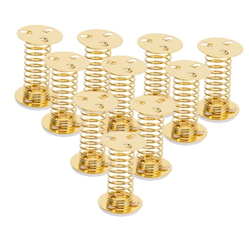 YARNOW 10 Stück Teiliges DIY Federsockel Selbstklebend Goldfarben Wackelnde Puppenbasis für Auto Dashboard Vielseitiges Bastelzubehör für Kreative Figuren und Dekorative Spielzeuge YARNOW 10 Stück Teiliges DIY Federsockel Selbstklebend Goldfarben Wackelnde Puppenbasis für Auto Dashboard Vielseitiges Bastelzubehör für Kreative Figuren und Dekorative Spielzeuge von YARNOW