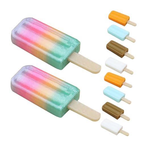 YARNOW 10 Stück Teiliges Miniatur EIS Am Stiel für Puppenhaus Realistische Bunte Eiscreme Modelle Detailgetreue Mini Dessert Deko Langlebige Puppenhaus Lebensmittel Spielzeuge YARNOW 10 Stück Teiliges Miniatur EIS Am Stiel für Puppenhaus Realistische Bunte Eiscreme Modelle Detailgetreue Mini Dessert Deko Langlebige Puppenhaus Lebensmittel Spielzeuge von YARNOW