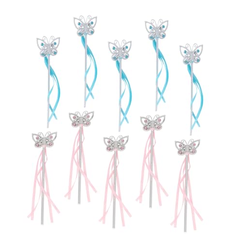 YARNOW 10 Stück Teiliges Schmetterlings mit Bunten Bändern Leichte Feenparty Requisiten für Mädchen Sicher und Einfach zu Verwenden für Geburtstagsfeiern Rollenspiele Zufällige Farbe YARNOW 10 Stück Teiliges Schmetterlings mit Bunten Bändern Leichte Feenparty Requisiten für Mädchen Sicher und Einfach zu Verwenden für Geburtstagsfeiern Rollenspiele Zufällige Farbe von YARNOW
