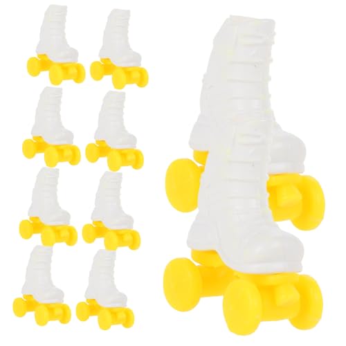 YARNOW 10Paare Rollschuhe für Puppen Süße Zeuge für DIY Puppendekor und Hauszubehör für Kreative Rollschuhszenen und Puppenzubehör YARNOW 10Paare Rollschuhe für Puppen Süße Zeuge für DIY Puppendekor und Hauszubehör für Kreative Rollschuhszenen und Puppenzubehör von YARNOW