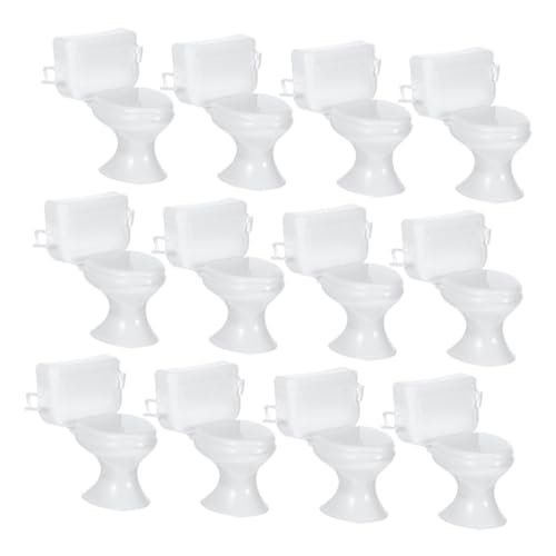 YARNOW 12 Stück Maßstab Stabile Puppenhaus Badezimmermöbel für Basteln und Realistische Badezimmerdekoration YARNOW 12 Stück Maßstab Stabile Puppenhaus Badezimmermöbel für Basteln und Realistische Badezimmerdekoration von YARNOW