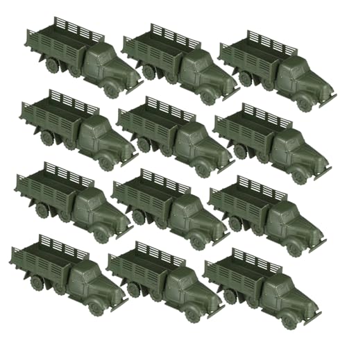 YARNOW 12 Stück Teiliges Militärfahrzeug Sandspielzeug für Dekorative Lastwagen Modelle Leicht und Kompakt Fördert Eltern Junge Mädchen Interaktion Deko YARNOW 12 Stück Teiliges Militärfahrzeug Sandspielzeug für Dekorative Lastwagen Modelle Leicht und Kompakt Fördert Eltern Junge Mädchen Interaktion Deko von YARNOW