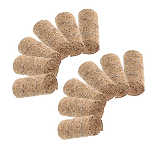 YARNOW 12 Stück Teiliges Miniatur Heuballen Miniaturgras Modellbau Dekoration für Puppenhaus Landschaftsbild Herbstliche Bastelsets Realistische Mini Strohballen für DIY Bauernhof Szenen YARNOW 12 Stück Teiliges Miniatur Heuballen Miniaturgras Modellbau Dekoration für Puppenhaus Landschaftsbild Herbstliche Bastelsets Realistische Mini Strohballen für DIY Bauernhof Szenen von YARNOW